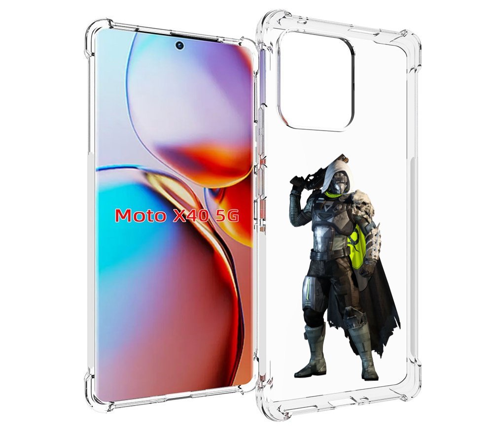 

Чехол MyPads destiny-2-hunter для Motorola Moto X40, Прозрачный, Tocco