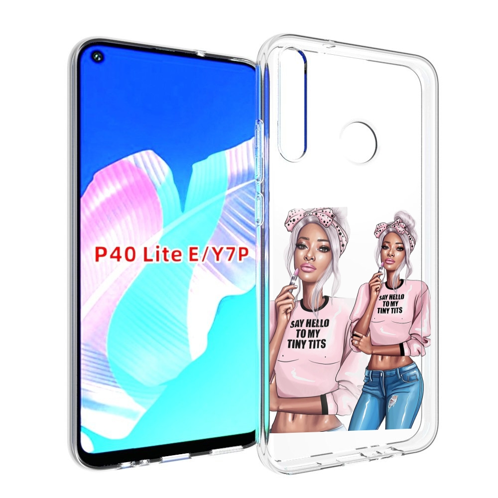 

Чехол бампер MyPads Девушка-в-розовой-футболке женский для Huawe, Прозрачный, Tocco
