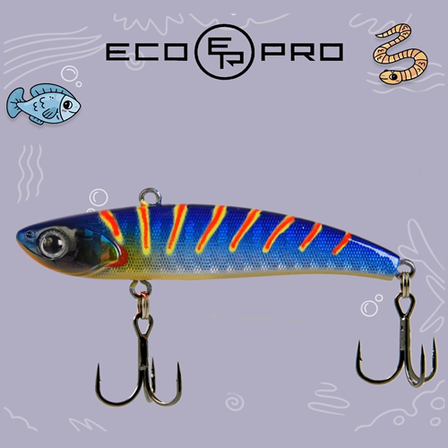 

Виб (тонущий воблер) для зимней рыбалки ECOPRO Nemo EPVBN70-101, Синий