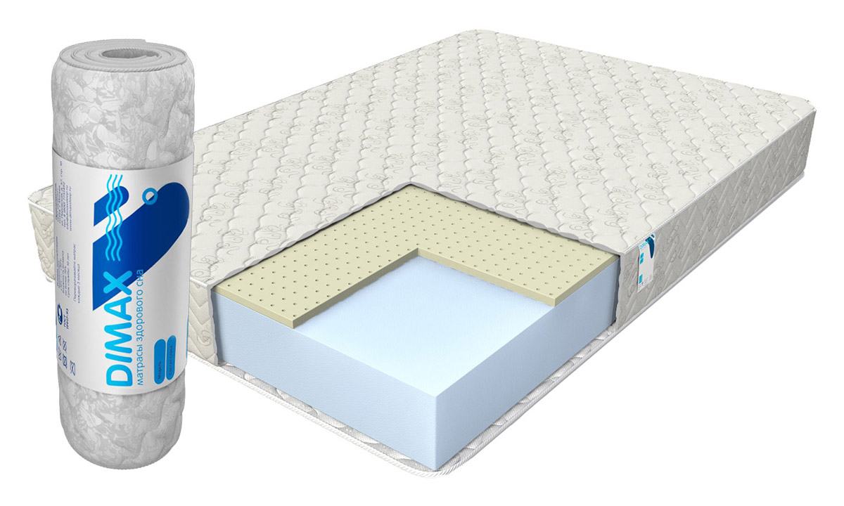 

Матрас Dimax Практик Чип Ролл 18 латекс 200х210, Практик Чип Ролл 18 латекс 200х210