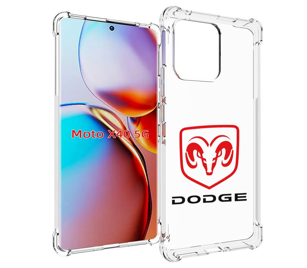 

Чехол MyPads dodge-2 мужской для Motorola Moto X40, Прозрачный, Tocco