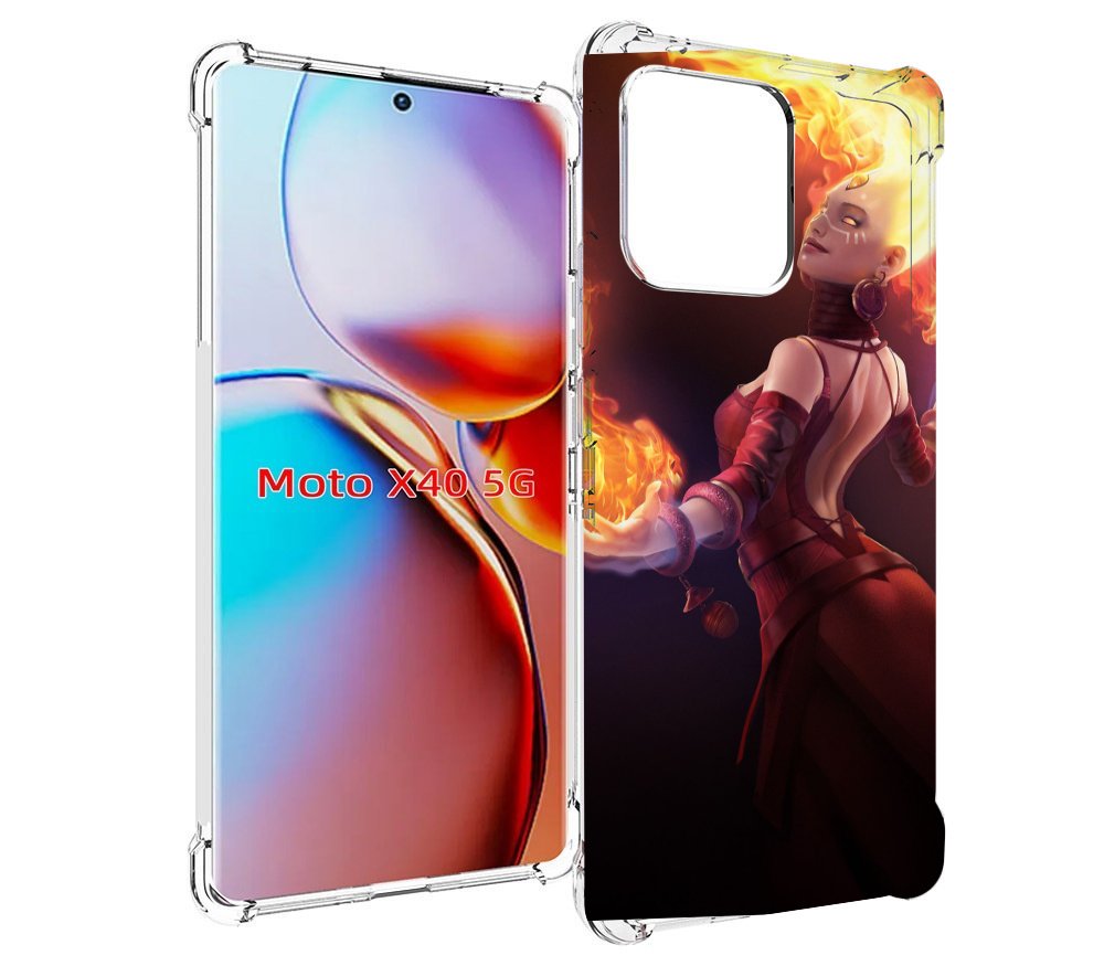 

Чехол MyPads dota 2 Lina для Motorola Moto X40, Прозрачный, Tocco