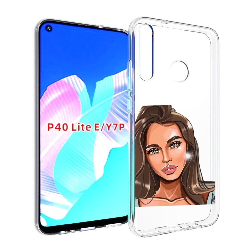 

Чехол бампер MyPads Девушка-с-зелеными-глазами для Huawei P40 Li, Прозрачный, Tocco