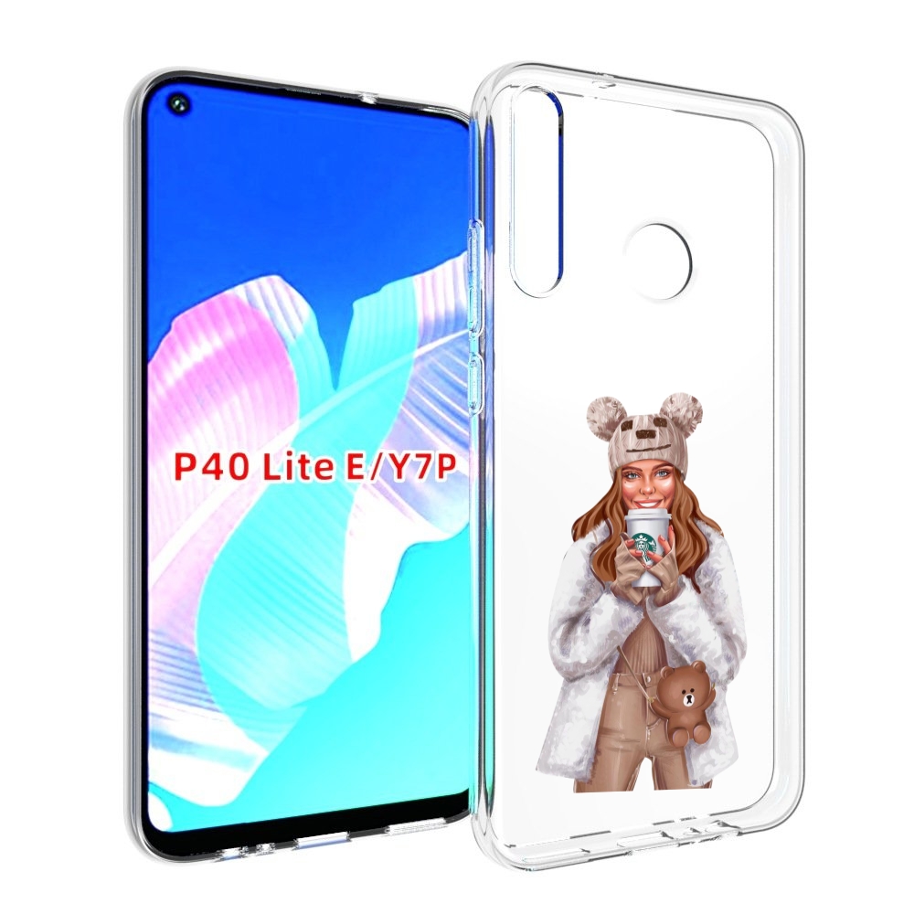 

Чехол бампер MyPads Девушка-с-кофе-старбакс женский для Huawei P, Прозрачный, Tocco