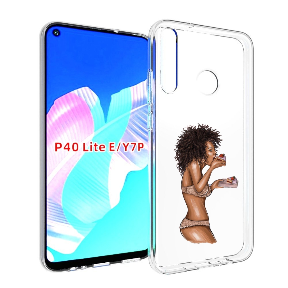 

Чехол бампер MyPads Девушка-с-пирожными женский для Huawei P40 L, Прозрачный, Tocco