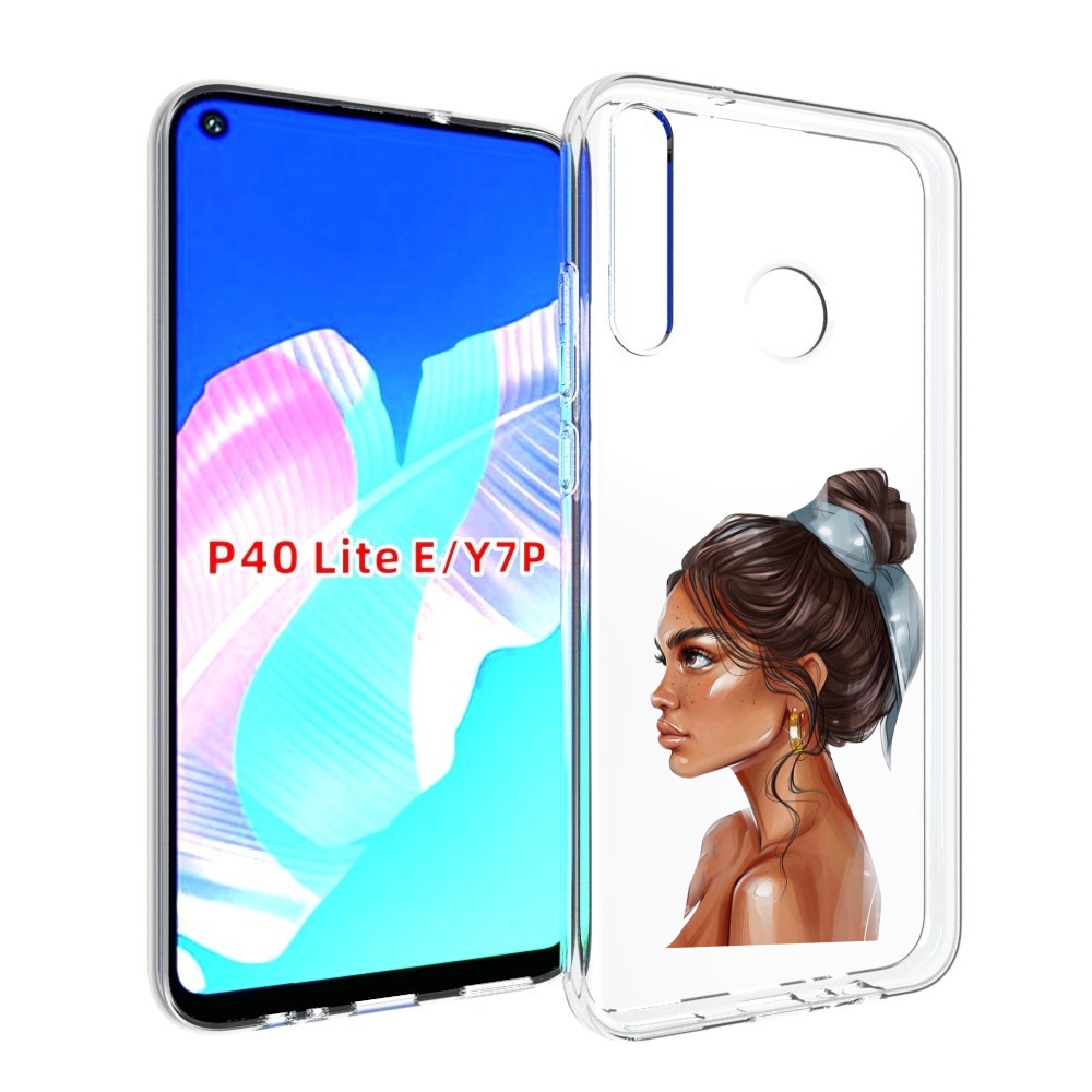 

Чехол бампер MyPads Девушка-с-повязкой женский для Huawei P40 Li, Прозрачный, Tocco
