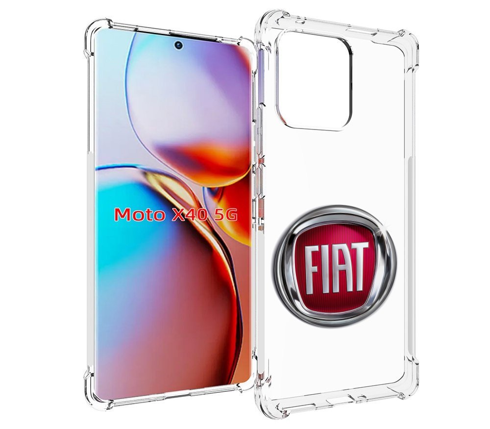 

Чехол MyPads fiat-фиат мужской для Motorola Moto X40, Прозрачный, Tocco