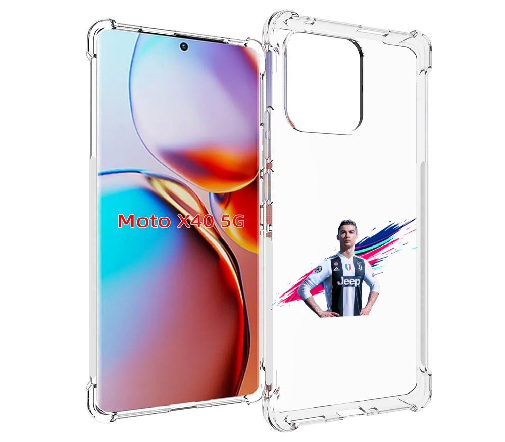 

Чехол MyPads fifa-Криштиану-Роналду мужской для Motorola Moto X40, Прозрачный, Tocco