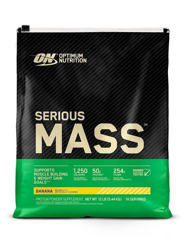 Гейнер Optimum Nutrition Serious Mass, 5460 г, banana