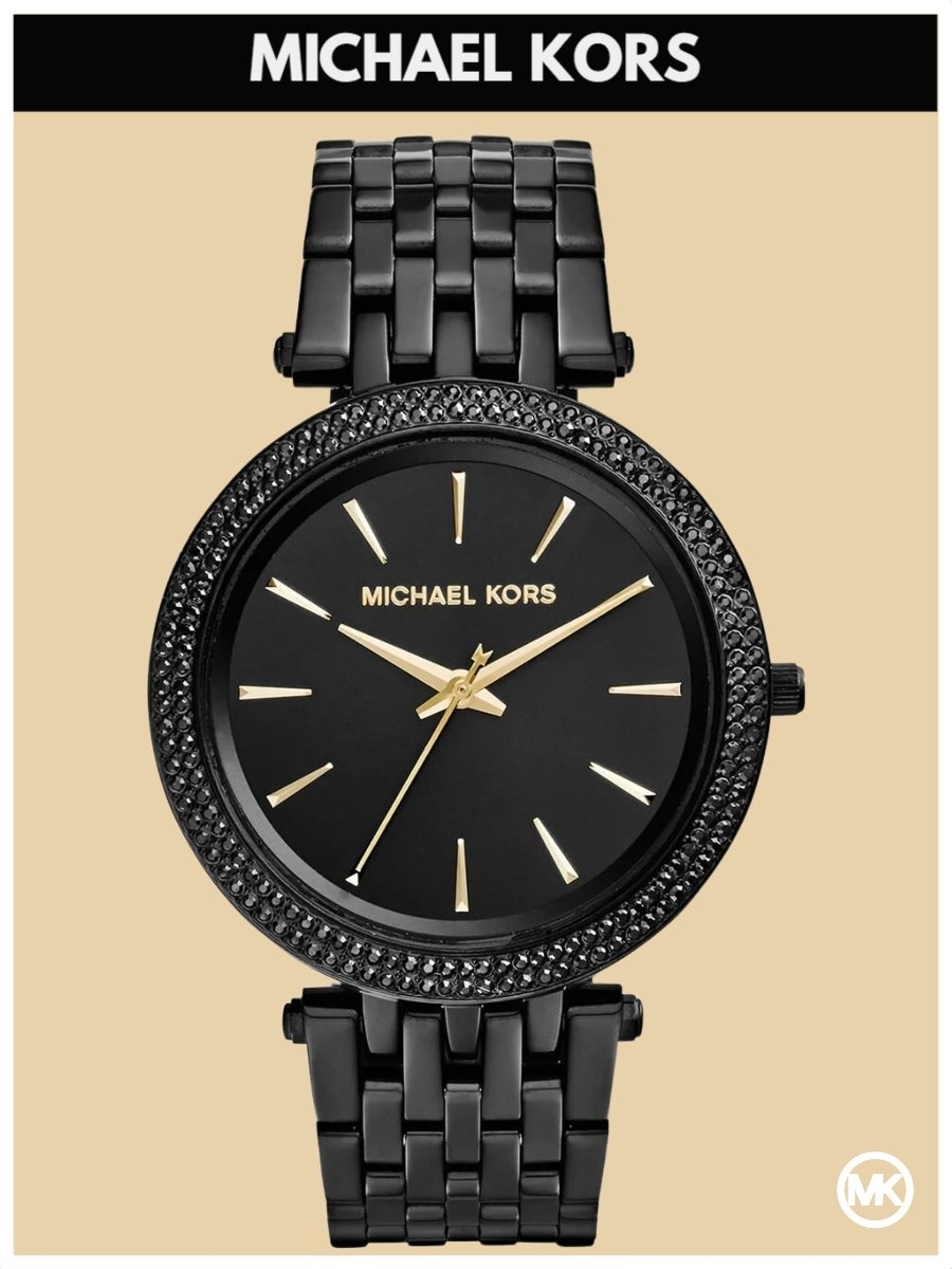 

Наручные часы женские Michael Kors M3337K черные, M3337K