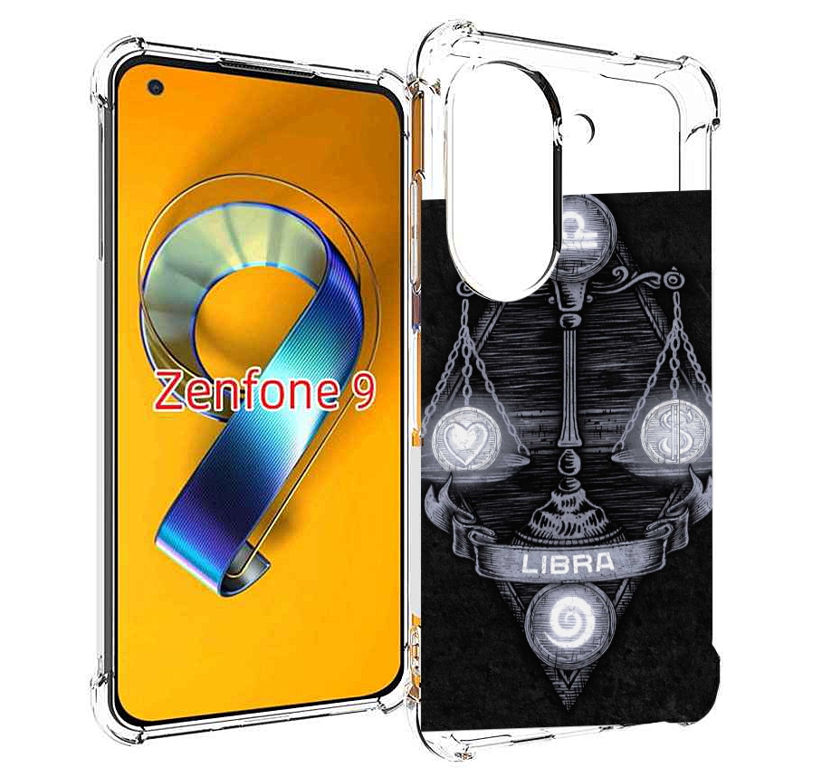 

Чехол MyPads знак зодиака весы 2 для Asus Zenfone 9 (AI2202), Прозрачный, Tocco