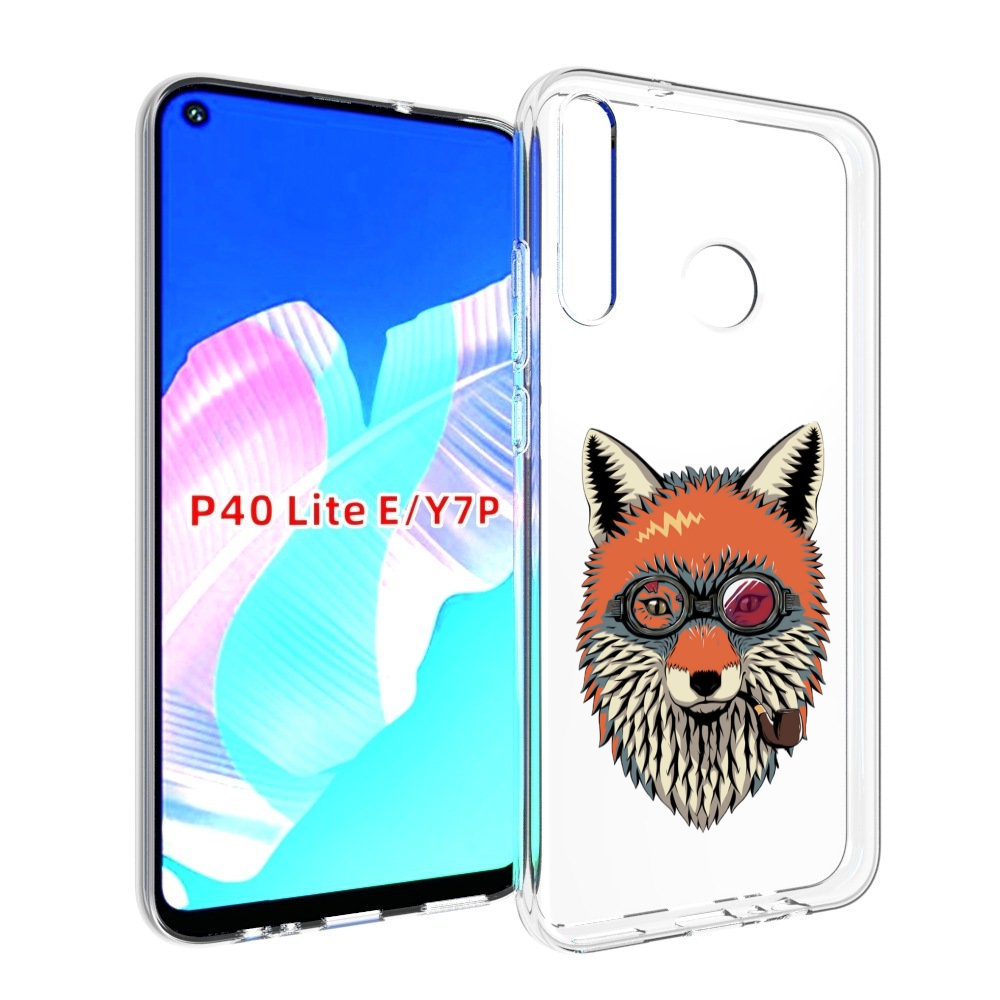 

Чехол бампер MyPads Деловой лис для Huawei P40 Lite E, Прозрачный, Tocco
