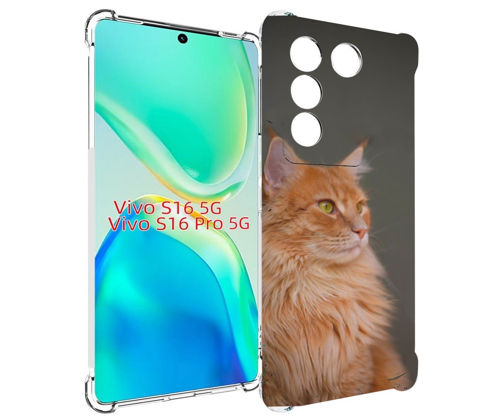 

Чехол MyPads кошка мейн кун 1 для Vivo S16 5G/S16 Pro 5G/V27/V27 Pro, Tocco