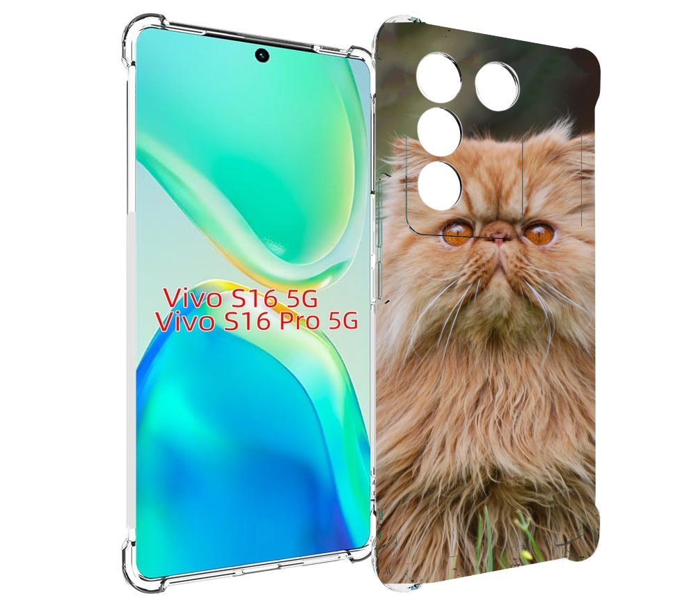 фото Чехол mypads кошка персидская для vivo s16 5g/s16 pro 5g/v27/v27 pro