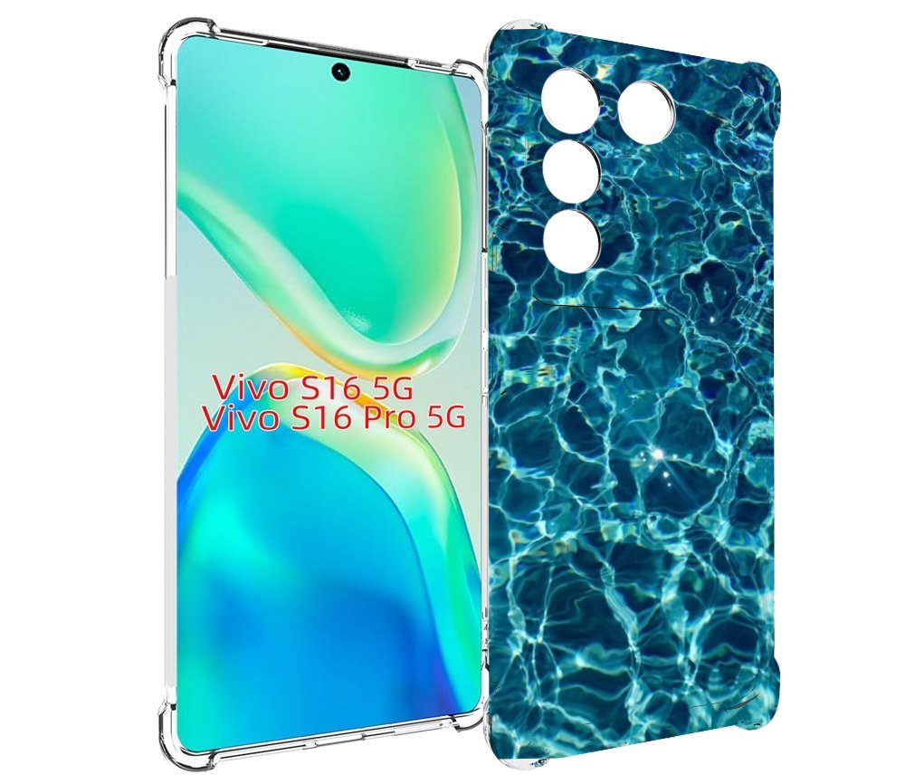 

Чехол MyPads красивая голубая вода для Vivo S16 5G/S16 Pro 5G/V27/V27 Pro, Tocco