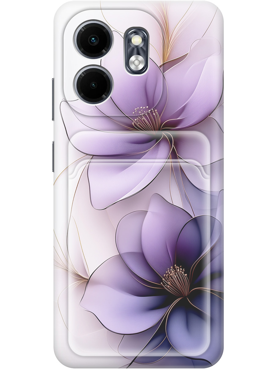 

Силиконовый чехол на Infinix Hot 50i / Smart 9 с принтом с карманом для карты 850073, Белый;прозрачный;серый;фиолетовый, 786719321
