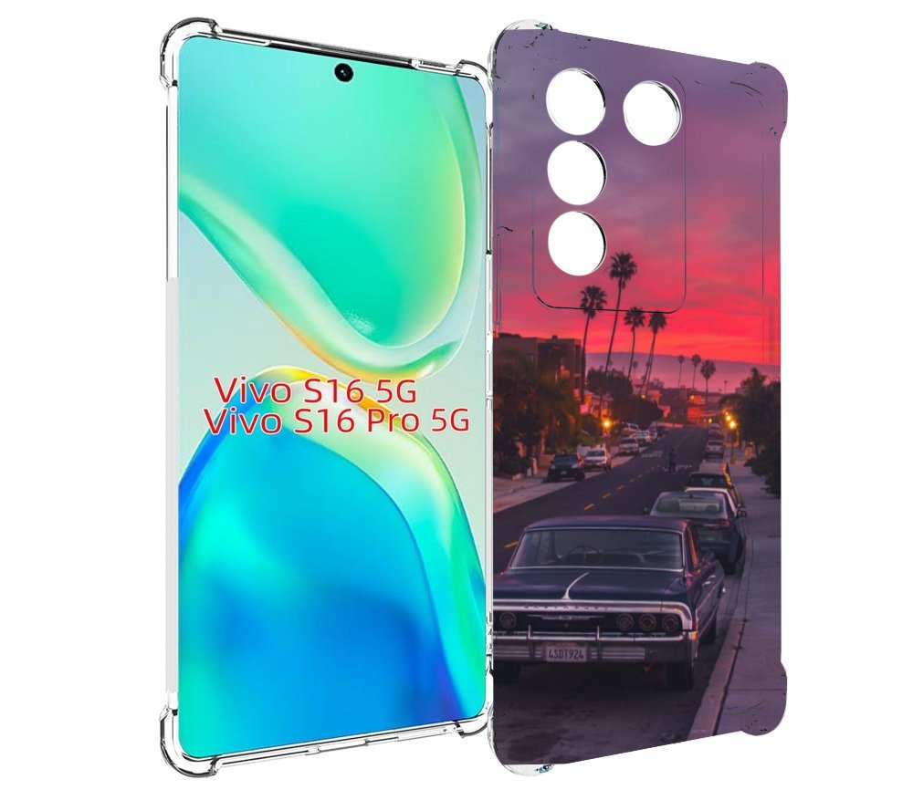 

Чехол MyPads красивая дорога америки для Vivo S16 5G/S16 Pro 5G/V27/V27 Pro, Tocco
