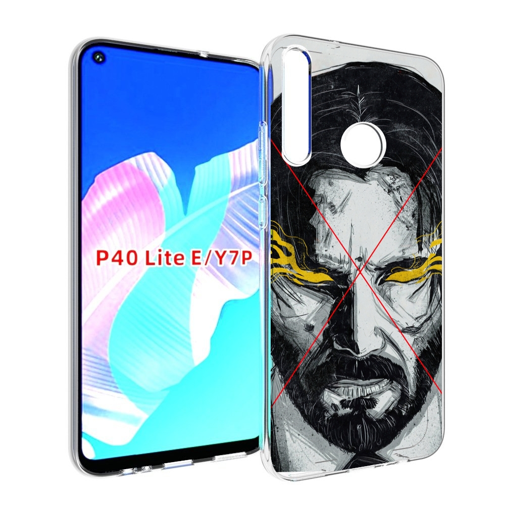 

Чехол бампер MyPads Джон-Уик для Huawei P40 Lite E, Прозрачный, Tocco