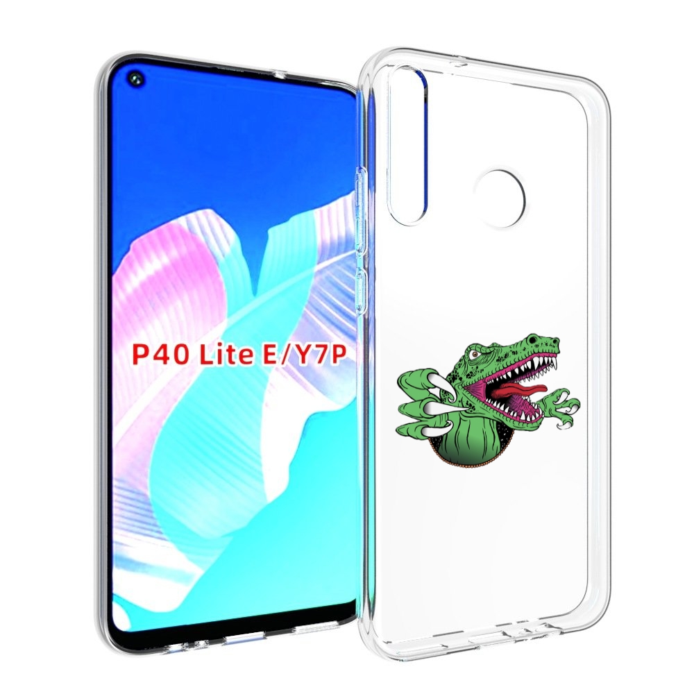 

Чехол бампер MyPads Динозавр для Huawei P40 Lite E, Прозрачный, Tocco