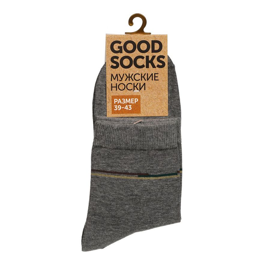 

Носки мужские Good Socks серые 39-43, Серый