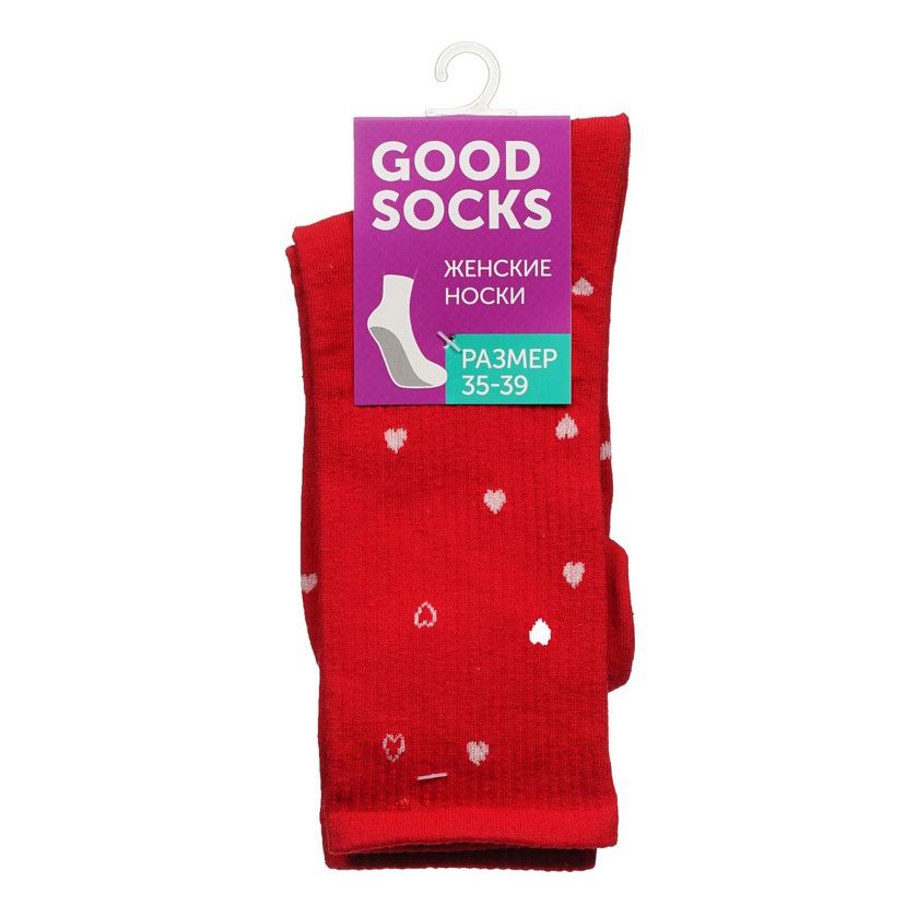 Носки женские Good Socks красные 35-39