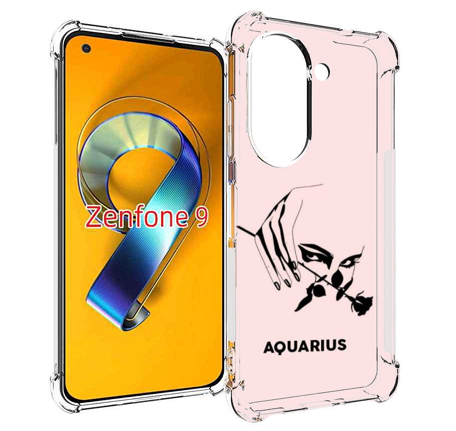 

Чехол MyPads знак зодиака водолеи 3 для Asus Zenfone 9 (AI2202), Прозрачный, Tocco