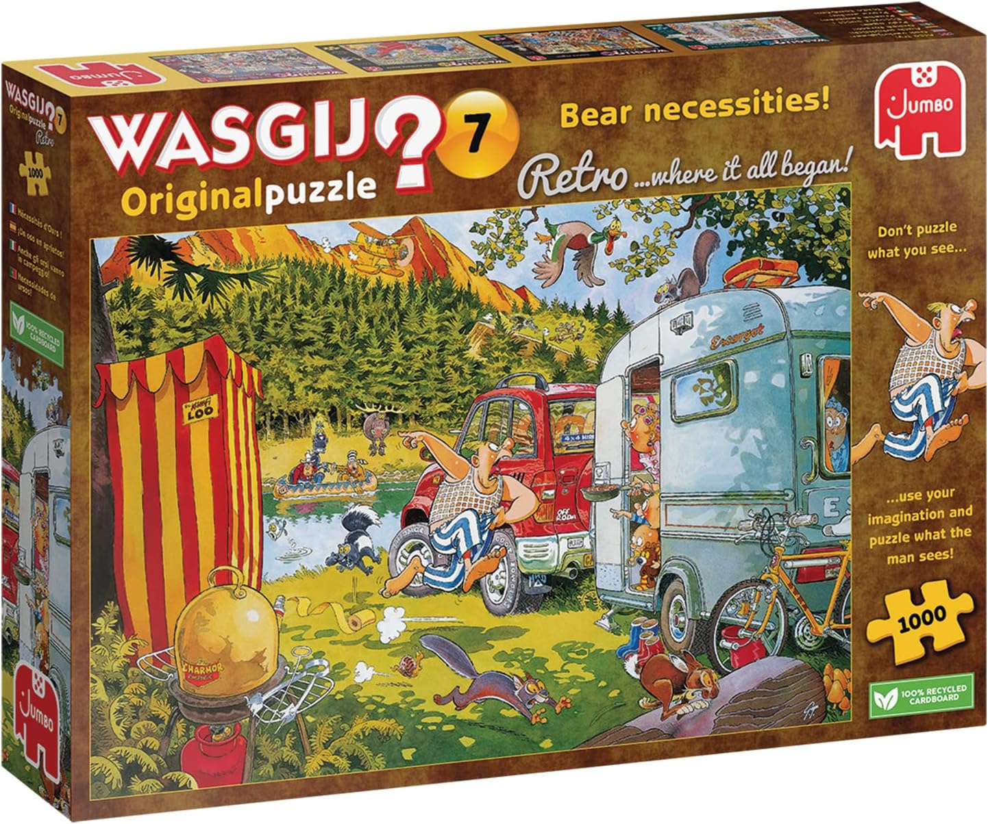 

Пазл Jumbo Wasgij Предметы первой необходимости Original 7 J1110100016, 1000 деталей, Wasgij Предметы первой необходимости Original 7