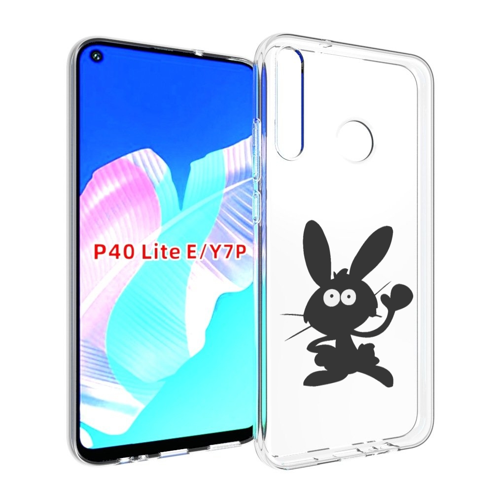 

Чехол бампер MyPads Заяц для Huawei P40 Lite E, Прозрачный, Tocco