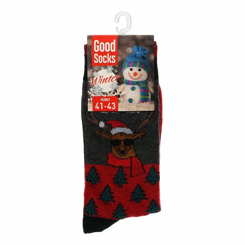 

Носки мужские Good Socks красные 41-43, Красный