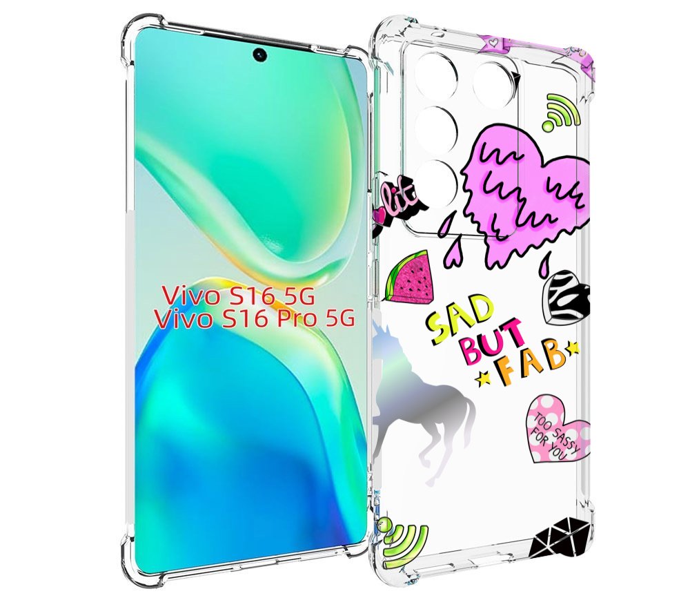 

Чехол MyPads красивые-смайлики для Vivo S16 5G/S16 Pro 5G/V27/V27 Pro, Tocco