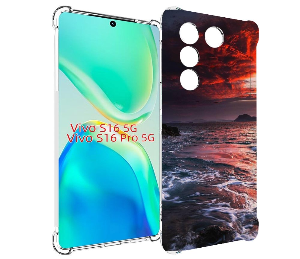 

Чехол MyPads красивый залив для Vivo S16 5G/S16 Pro 5G/V27/V27 Pro, Tocco