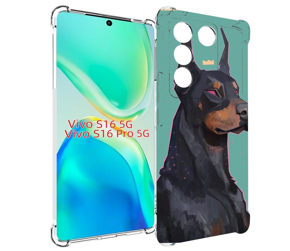 

Чехол MyPads красивый-доберман для Vivo S16 5G/S16 Pro 5G/V27/V27 Pro, Tocco