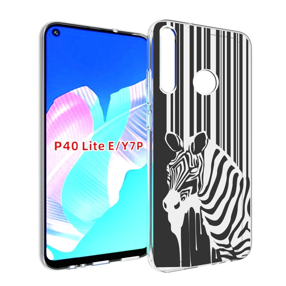 

Чехол бампер MyPads Зебра для Huawei P40 Lite E, Прозрачный, Tocco