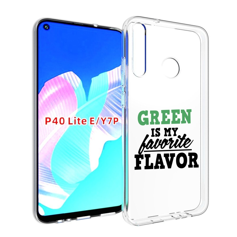 

Чехол бампер MyPads Зеленый-фаворит для Huawei P40 Lite E, Прозрачный, Tocco