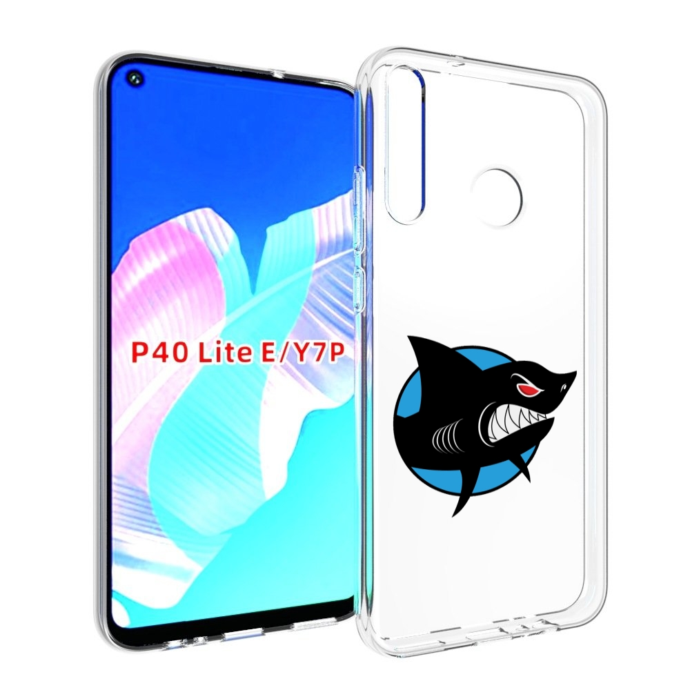 

Чехол бампер MyPads Злая-акула для Huawei P40 Lite E, Прозрачный, Tocco