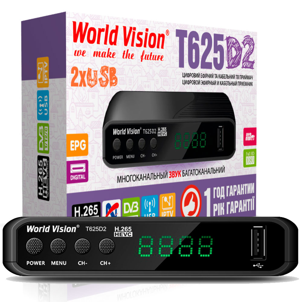 фото Ресивер world vision t625 d2