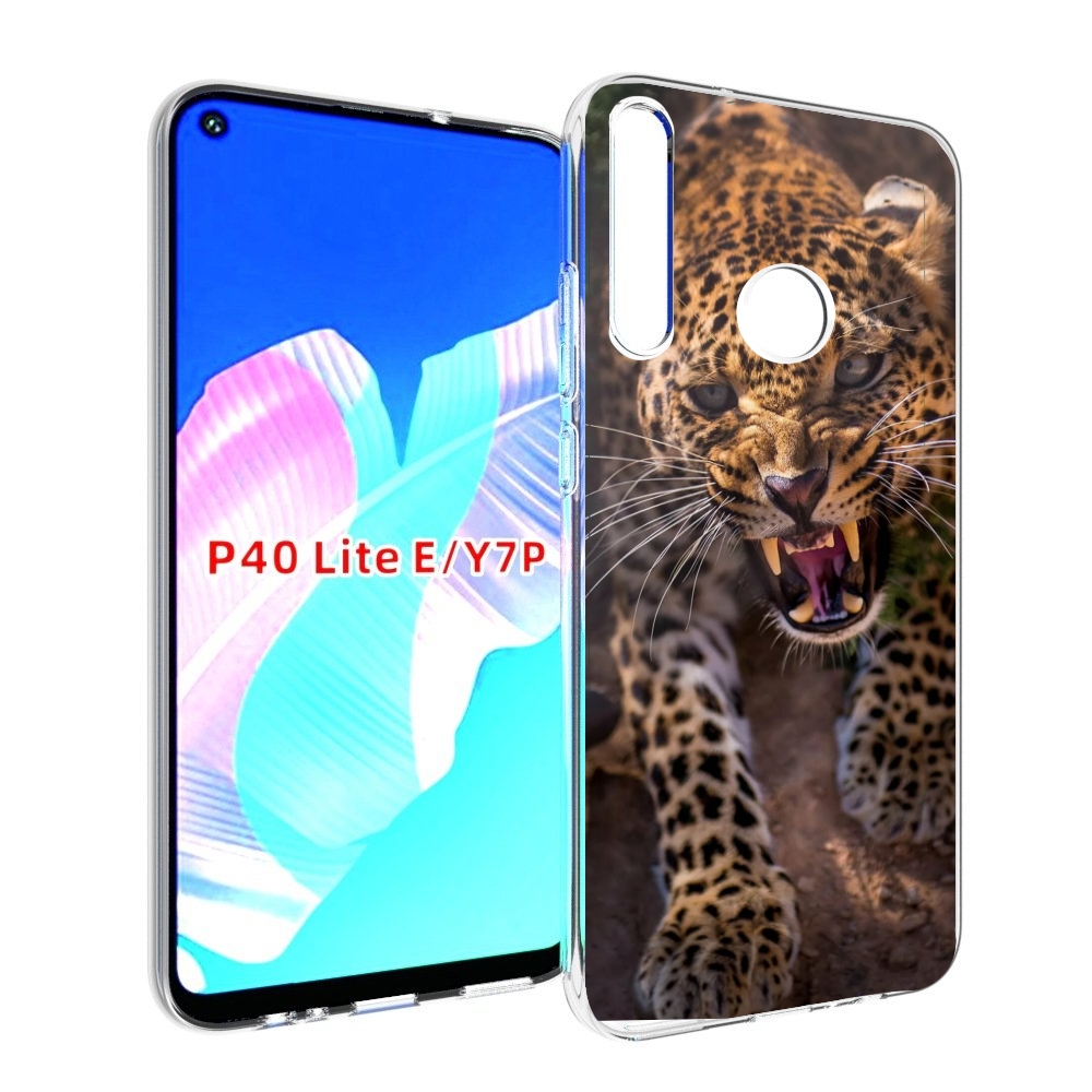 

Чехол бампер MyPads Злой-гепард для Huawei P40 Lite E, Прозрачный, Tocco