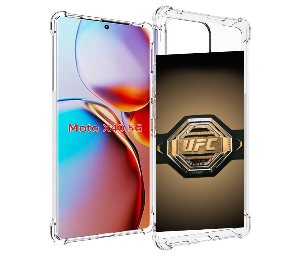 

Чехол MyPads UFC единоборства мужской для Motorola Moto X40, Прозрачный, Tocco