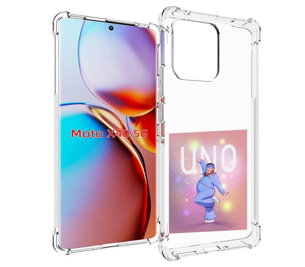 

Чехол MyPads UNO-танцор для Motorola Moto X40, Прозрачный, Tocco