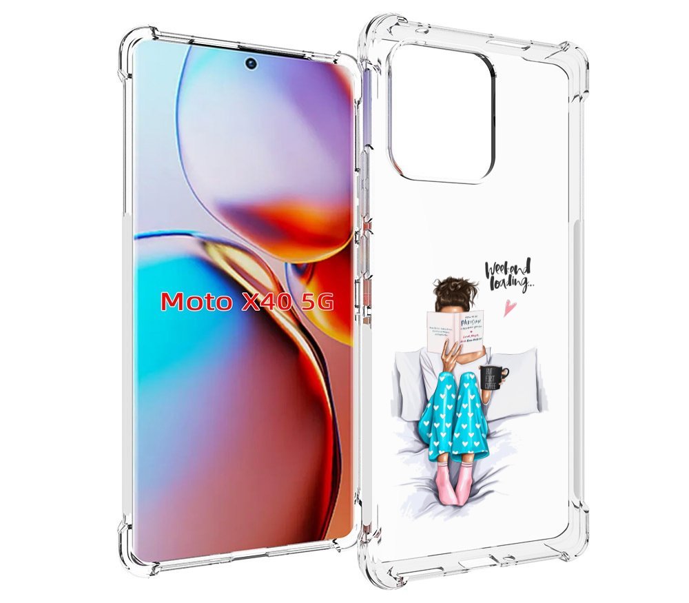 

Чехол MyPads Weekend-loading для Motorola Moto X40, Прозрачный, Tocco