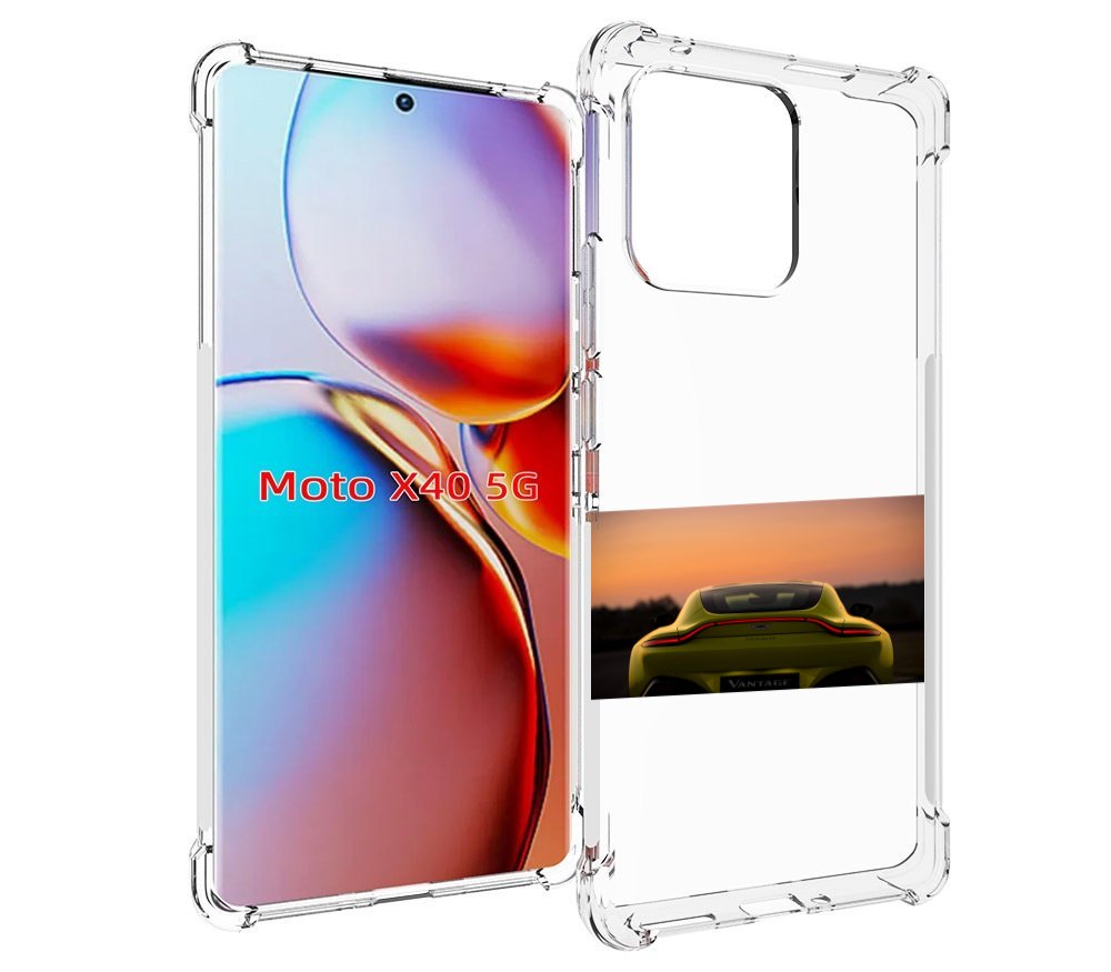

Чехол MyPads aston martin астон мартин для Motorola Moto X40, Прозрачный, Tocco