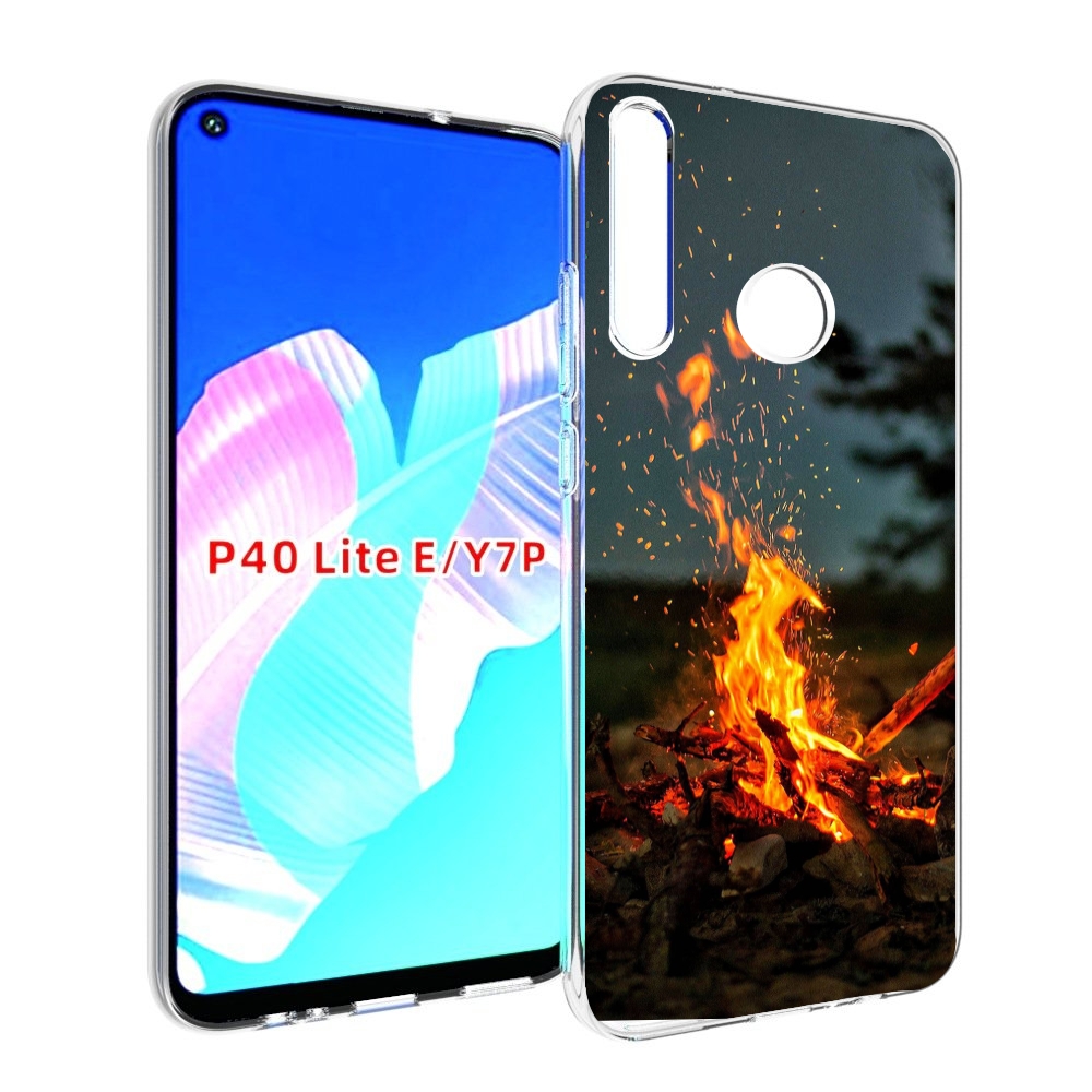

Чехол бампер MyPads Костер-ночное-небо для Huawei P40 Lite E, Прозрачный, Tocco
