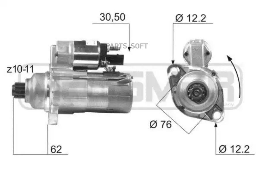 

Стартер 12v 2,0 kw