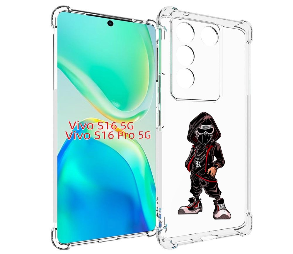 

Чехол MyPads крутой-ниндзя для Vivo S16 5G/S16 Pro 5G/V27/V27 Pro, Tocco