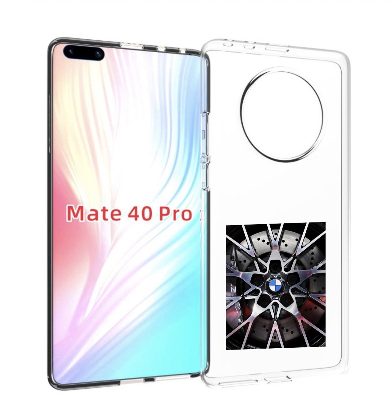 Чехол MyPads диск бмв мужской для Huawei Mate 40 Pro (NOH-NX9)