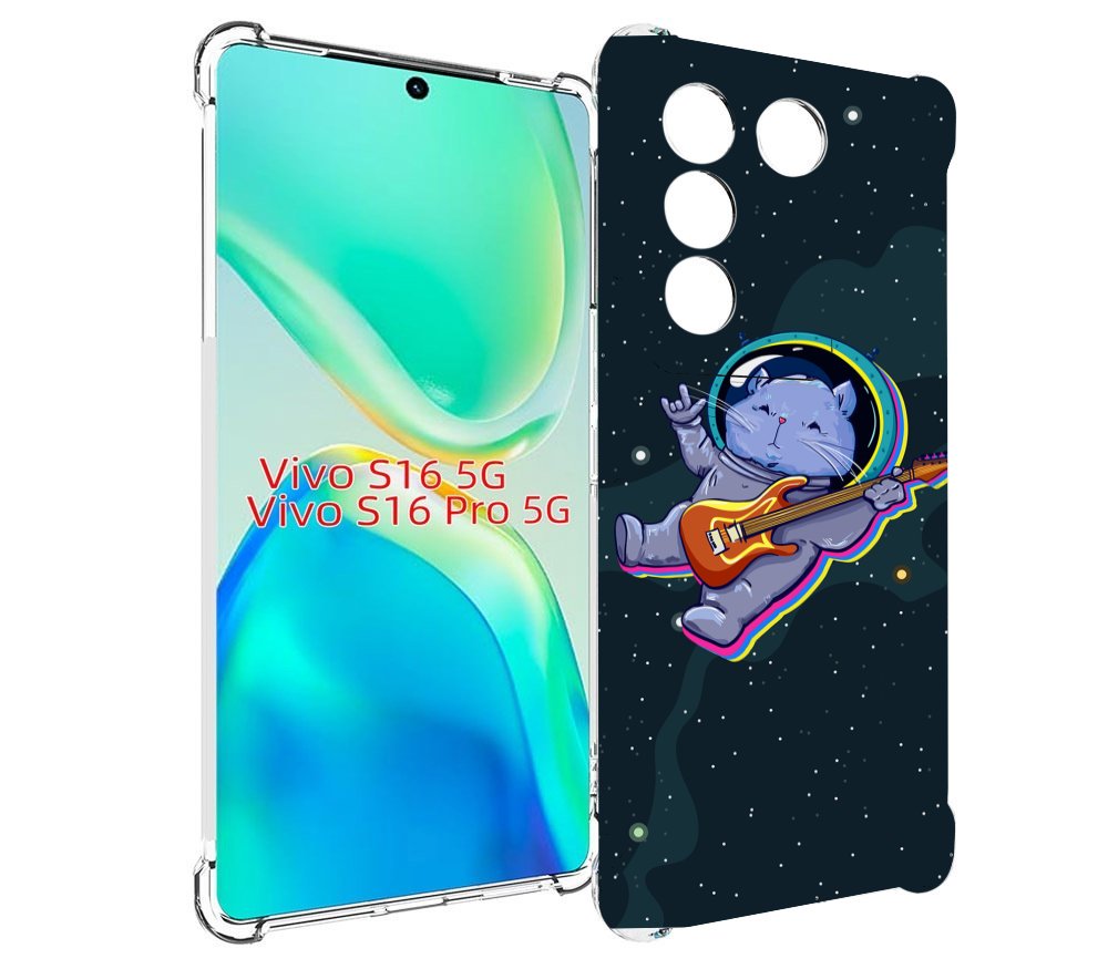 

Чехол MyPads крутой-хомяк-в-космосе для Vivo S16 5G/S16 Pro 5G/V27/V27 Pro, Tocco