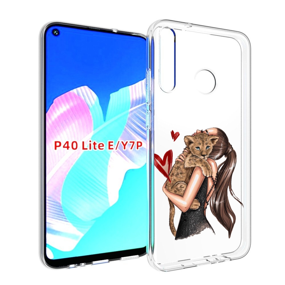

Чехол бампер MyPads Кошачья-любовь для Huawei P40 Lite E, Прозрачный, Tocco