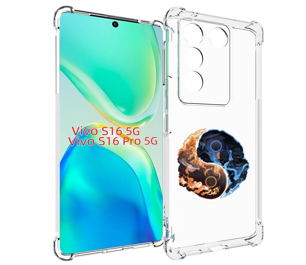 

Чехол MyPads кс-го-инь-янь для Vivo S16 5G/S16 Pro 5G/V27/V27 Pro, Tocco