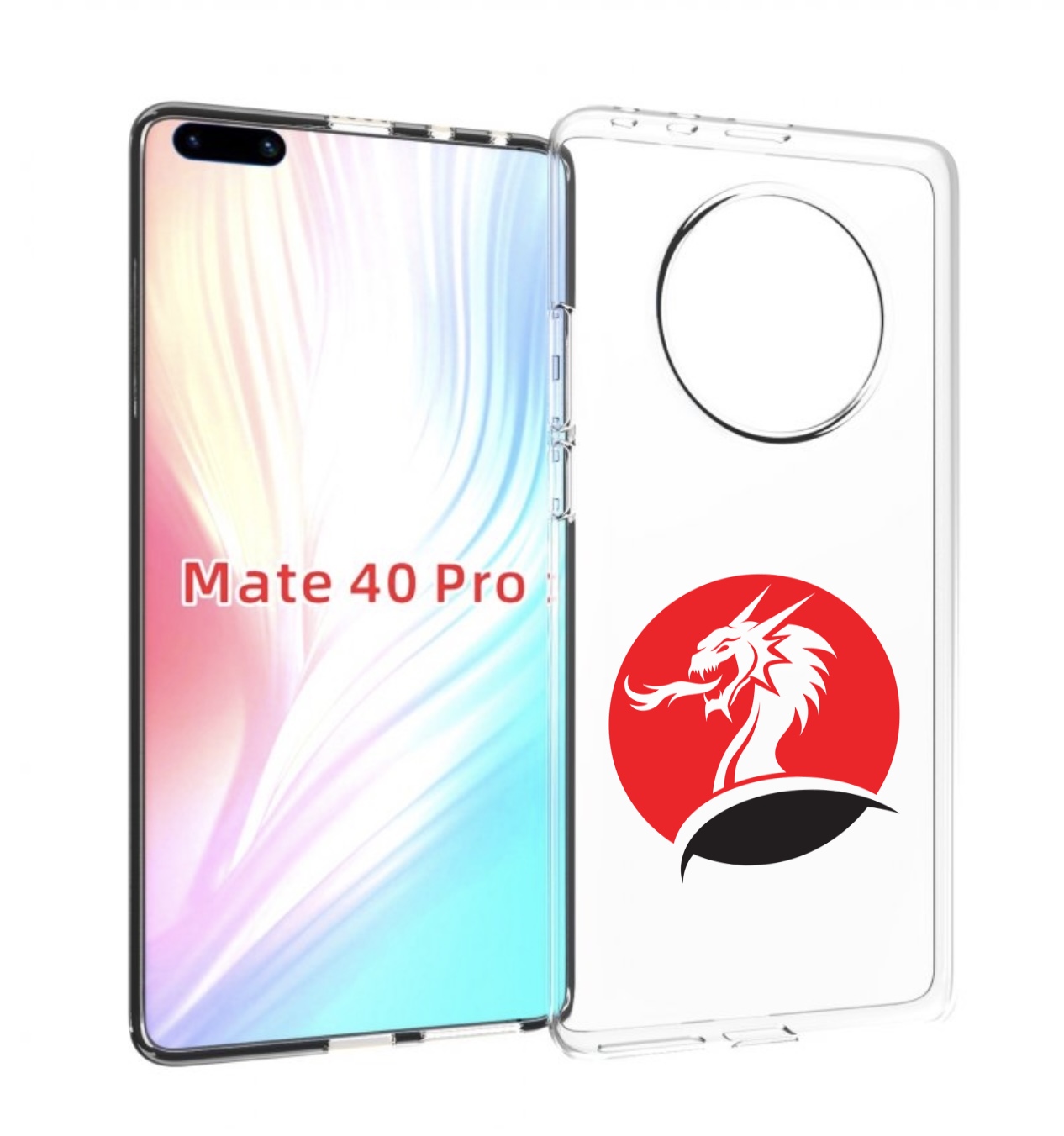 

Чехол MyPads дракон-рисунок для Huawei Mate 40 Pro (NOH-NX9), Прозрачный, Tocco