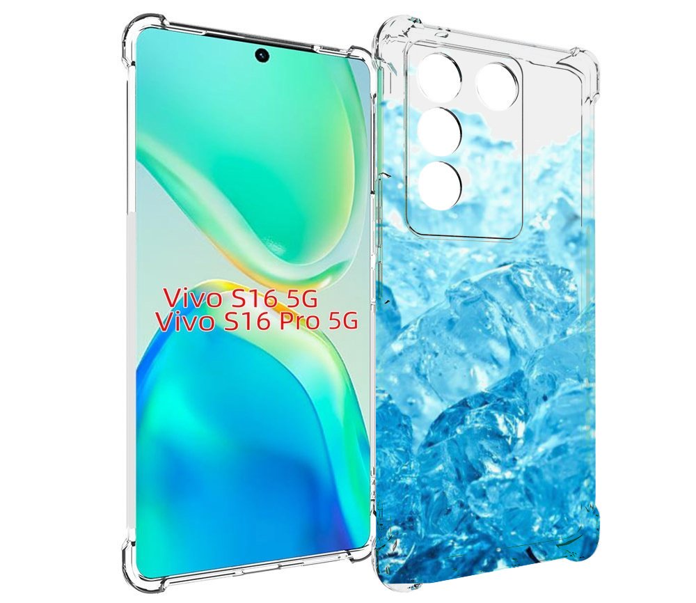 

Чехол MyPads кусочки-льда для Vivo S16 5G/S16 Pro 5G/V27/V27 Pro, Tocco